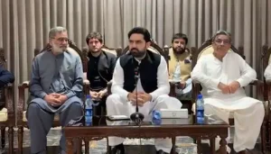 پارلیمانی پارٹی اجلاس بےنظمی کا شکار، سخت جملوں پر وزیر اعلیٰ سہیل آفریدی ناراض