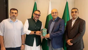 ایرانی کرکٹ وفد کا پی سی بی ہیڈکوارٹرز کا دورہ