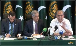 اسلام اباد، خیبرپختونخوا میں ایمرجنسی کے نفاذ کا فیصلہ ہمارے لیے آسان نہیں تھا۔محسن نقوی