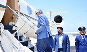 دوشنبے ، اسحاق ڈارایس سی اواجلاس میں شرکت کے لیے تاجکستان پہنچ گئے